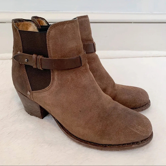 Rag & Bone Durham Chelsea Boots Suede Brown - Picture 2 of 8